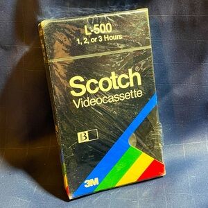 VTG Scotch 3M L-500 Beta Videocassette Tape *sealed*